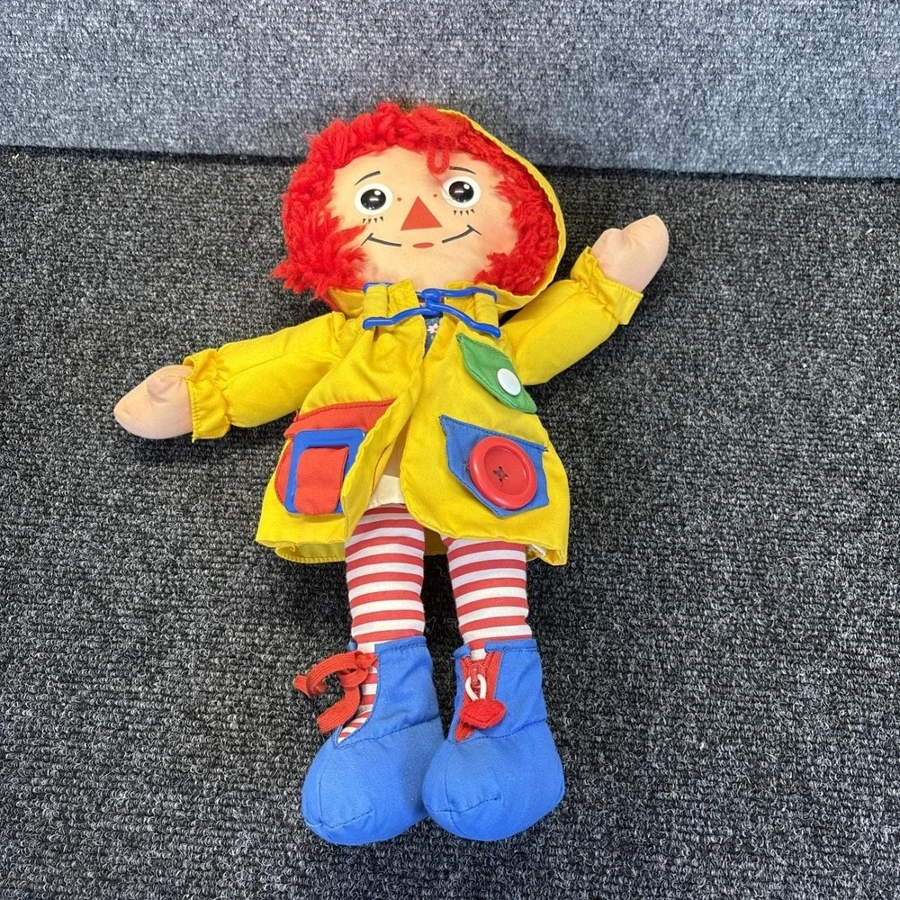 Vtg~Playskool~Dress Me Raggedy Ann Doll Plush~15